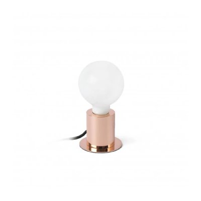 FARO BARCELONA Lampe de table de couleur cuivre avec lumi&egrave;re LED TEN 15 W Faro