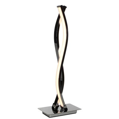 BUT Lampe de table LASANA 2 2 ampoules chrome