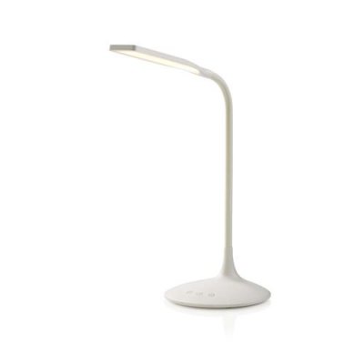 NEDIS Lampe De Table Led R&eacute;glable Commande Tactile 3 Modes De Lumi&egrave;re Batterie Rechargeable 250 Lm
