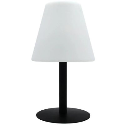LUMISKY Lampe de table solaire standy mini solar rgb Blanc Acier H36cm - Blanc