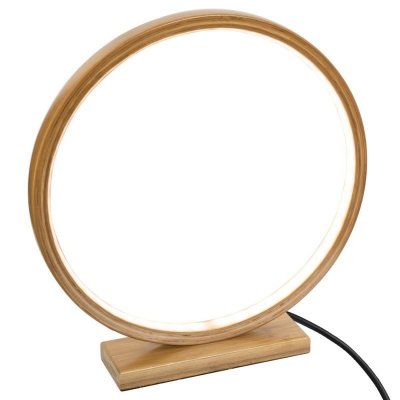 ATMOSPHERA Lampe en bambou - 57 LED - 1,2 W - H. 32 cm - Beige
