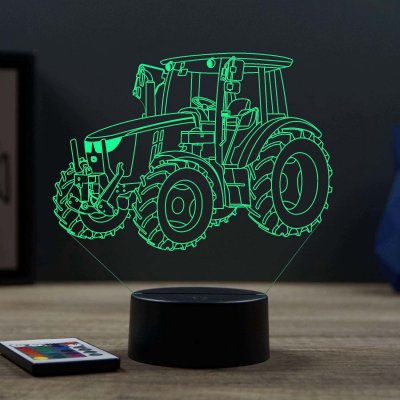 JNB MAKER Lampe illusion 3D Tracteur John Deere