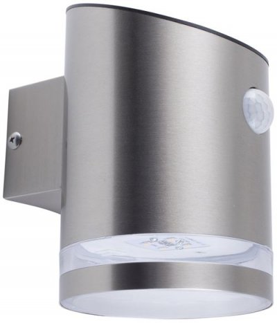 SMARTLIGHT Lampe murale avec capteur pir argent&eacute; 5000.701