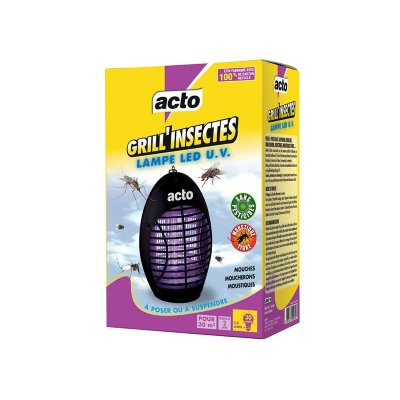 ACTO Lampe uv anti moustiques  30m&sup2;