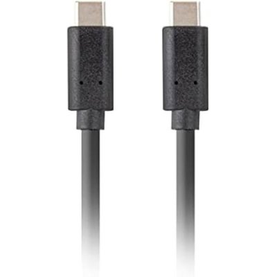 LANBERG  Ca-cmcm-32cu-0018-bk 1.8 M Usb-c Cable Argent&eacute;