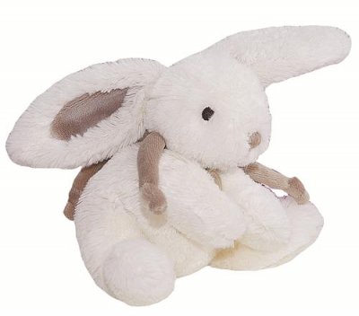 DOUDOU ET COMPAGNIE Lapin bonbon - Taupe - 20 cm