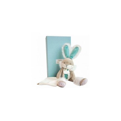 DOUDOU ET COMPAGNIE Lapin de sucre amande - pantin avec doudou - taille 31 cm
