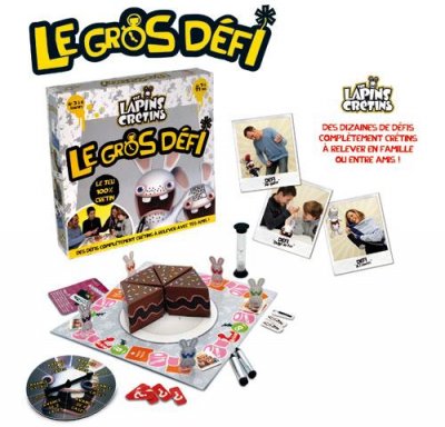 LAPINS CRETINS Lapins Cr&eacute;tins- Jeu Gros d&eacute;fi, 604599