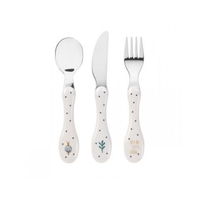 LASSIG L&Auml;SSIG Couverts enfant Garden Explorer inox 3 pi&egrave;ces