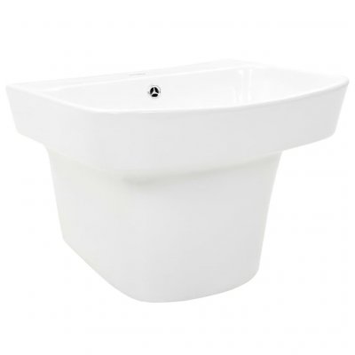 Lavabo Blanc 50 x 45 x 41 cm C&eacute;ramique &Eacute;maill&eacute;e vidaXL
