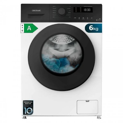 CECOTEC Lave-linge frontal  Bolero DressCode 6150 Inverter 6 kg A Blanc