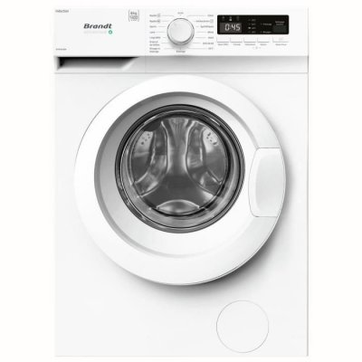 BRANDT Lave-linge hublot 8kg 1400 tours/min WFB383QW 