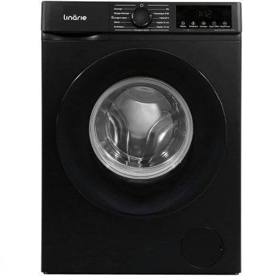 LINARIE Lave linge hublot LJWM812ABK 8 kg 1200 tr/min 64.7 cm