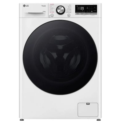 LG Lave-linge hublot s&eacute;chant  F964R76WRST 9/6 kg Blanc