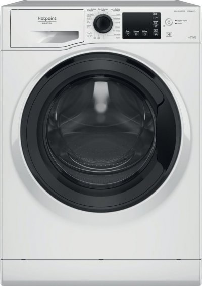 HOTPOINT Lave-linge s&eacute;chant  NDB8635KFR Blanc 