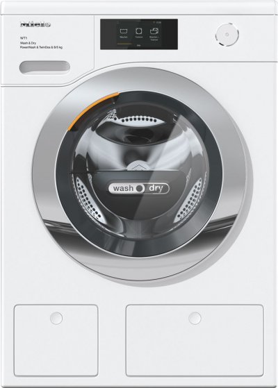 MIELE Lave linge s&eacute;chant hublot  WTR 860 WPM TWINDOS Blanc 