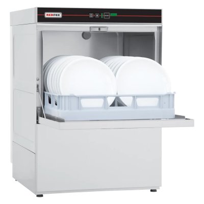  Lave Vaisselle Frontal Rev&ecirc;tement Simple avec Pompe de Vidange 50 x 50 230 V QQI 52 P Redfox