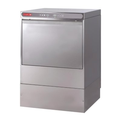 GASTRO M Lave Vaisselle Professionnel avec Pompe de Vidange Break Tank Panier 50x50 cm 230 V  