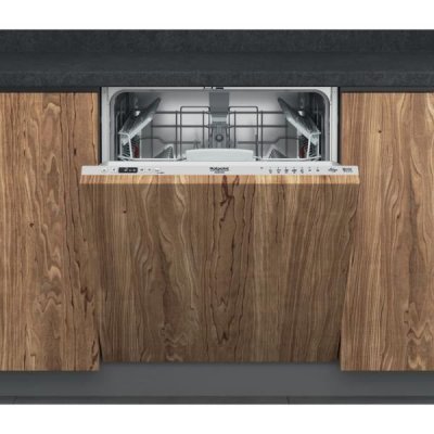  Lave-vaisselle tout int&eacute;grable HOTPOINT HI5030W - 14 couverts - Induction - L60cm - 43 dB