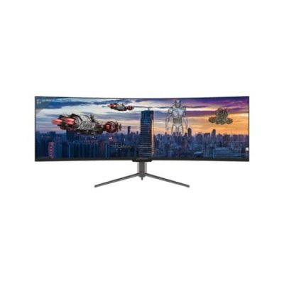 LC POWER  M49 Ecran PC Gamer 49 DWQHD LED 120Hz HDMI Noir