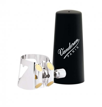 VANDOREN LC04P Optimum - Ligature et couvre bec clarinette basse