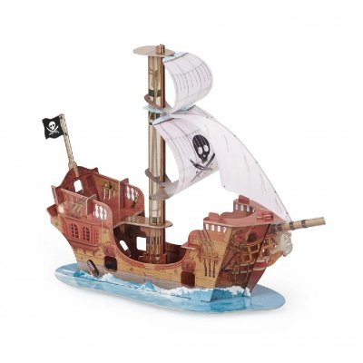 PAPO Le bateau pirate - dim. 55,6 cm x 47,2 cm x 21,8 cm