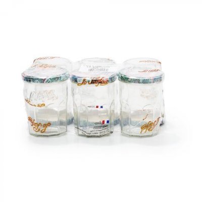 LE PARFAIT Lot de 6 confituriers 385 ml