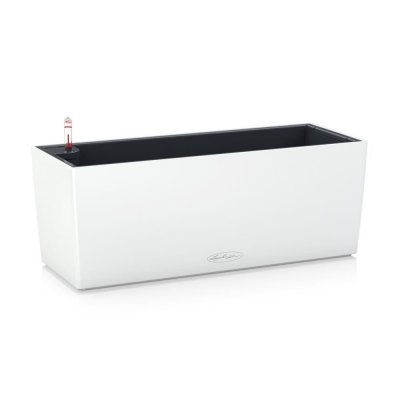 LECHUZA  Jardini&egrave;re Balconera Color 50 ALL-IN-ONE Blanc 15670