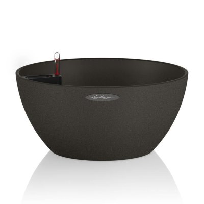 LECHUZA  Jardini&egrave;re CUBETO Color 30 ALL-IN-ONE Noir graphite 13832