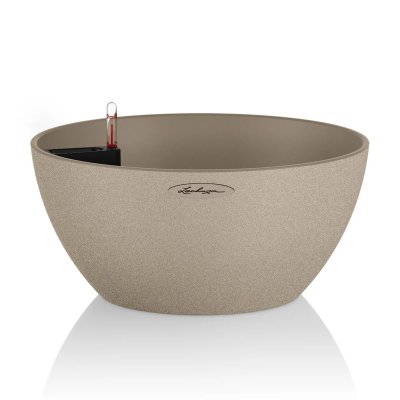 LECHUZA Jardini&egrave;re CUBETO Color 40 ALL-IN-ONE Beige sable 13841