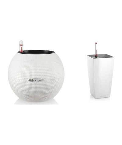 LECHUZA  Jardini&egrave;re Puro Color 50 All-In-One Diam&egrave;tre 49 Cm Ardoise