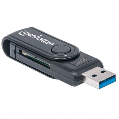 MANHATTAN Lecteur de carte Mini  USB 3.0 24-in-1