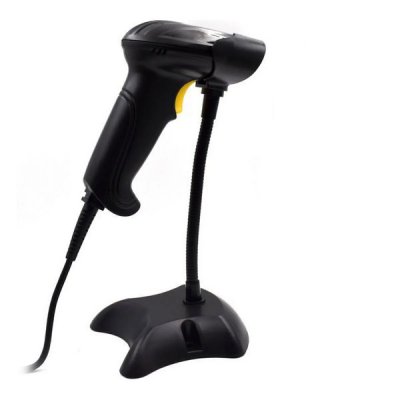 EWENT Lecteur de code barres avec support  ew3400 led usb noir