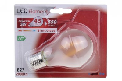 COGEX Led classic filament depolie 5 w. E27 - 494949 - 