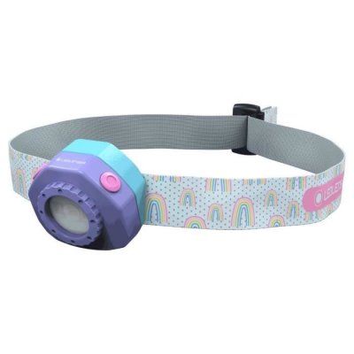 LEDLENSER Led Lenser Kidled 4r Rechargeable Headlight Violet 40 Lumens