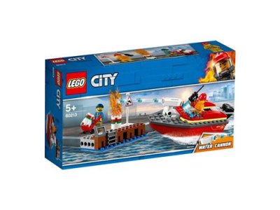 Lego 60213 city - l'incendie sur le quai