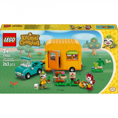 LEGO Animal Crossing 77054 Caravane et stand de jardinage de Racine