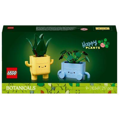 LEGO Botanicals Happy Plants Home Decor Building Set 10349
