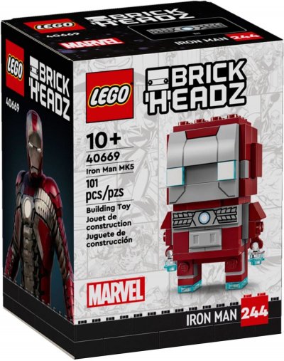 LEGO&reg; BrickHeadz&trade; 40669 Marvel Figurine d'Iron Man MK5