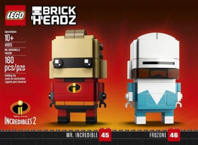 Lego Brickheadz 41613 Mr. Incredible et Frozone