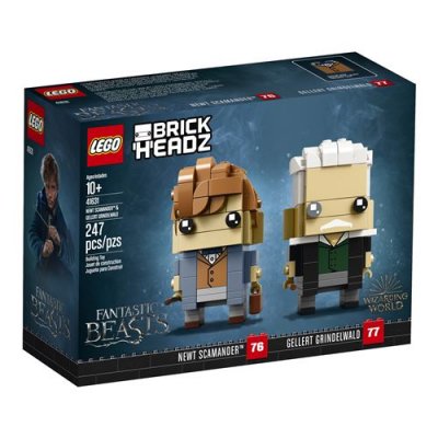 LEGO&reg; Brickheadz 41631 Norbert Dragonneau & Gellert Grindelwald 