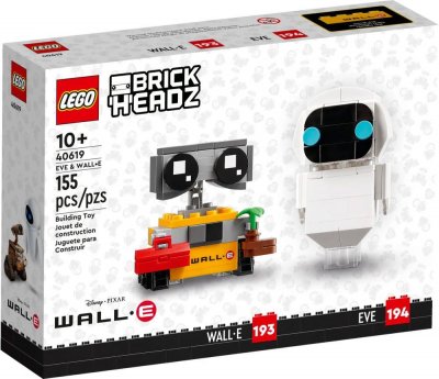 Lego Brickheadz - Eve Et Wall-E - 40619