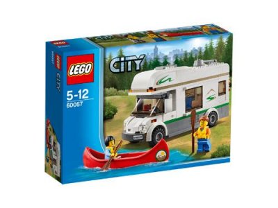 LEGO&reg; City 60057 Le camping-car et son cano&euml;