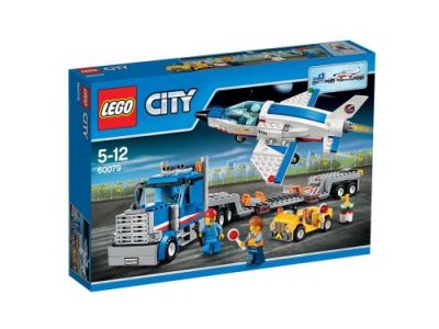 Lego city - 60079 - jeu de construction - le transporteur d'avion