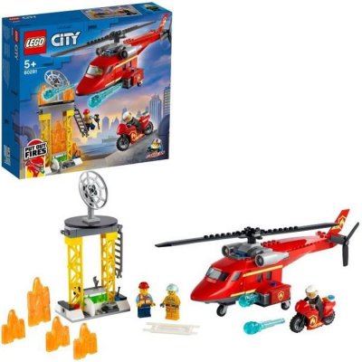 LEGO City 60281 L&rsquo;h&eacute;licopt&egrave;re de secours des pompiers 