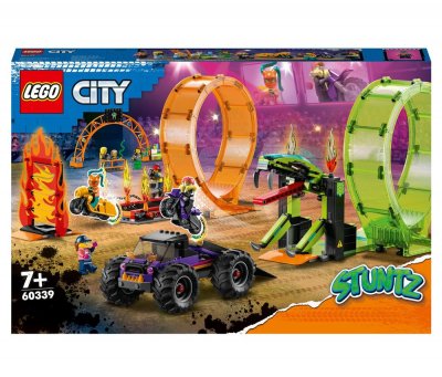 LEGO City 60339 L&rsquo;ar&egrave;ne de cascade avec double looping 