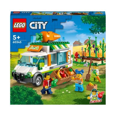 LEGO City 60345 Le camion de march&eacute; des fermiers 