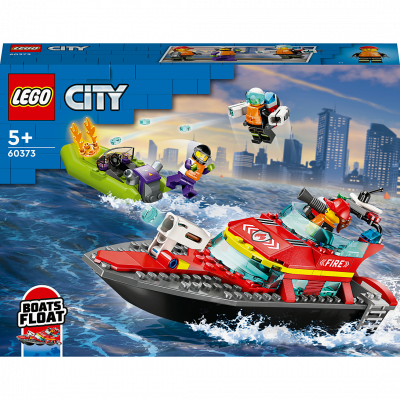 LEGO City 60373 Le bateau de sauvetage des pompiers 
