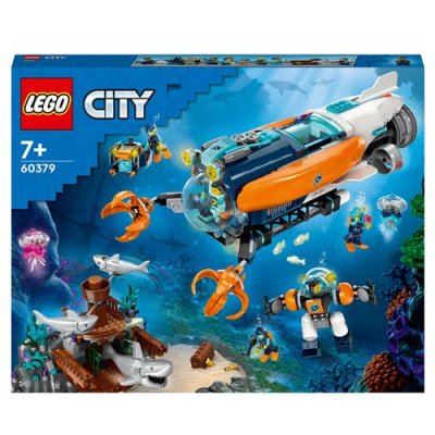 LEGO&reg; City 60379 Le Sous-Marin d&rsquo;Exploration en Eaux Profondes