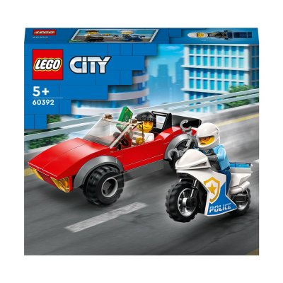 LEGO City 60392 La course-poursuite de la moto de police 
